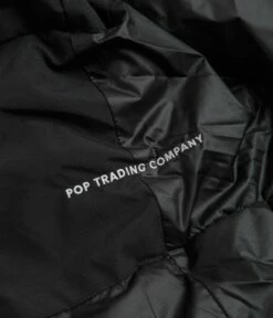 Pop Trading Company Puffer Jacket - Black -FLATSPOT Sales pop trading company puffer jacket black 6