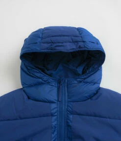 Pop Trading Company Puffer Jacket - Sodalite Blue -FLATSPOT Sales pop trading company puffer jacket sodalite blue 3