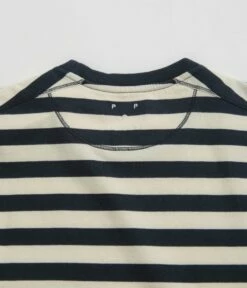 Pop Trading Company Striped Pocket T-Shirt - Navy / Off White -FLATSPOT Sales pop trading company striped pocket t shirt navy off white 3