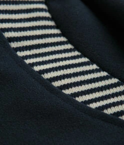 Pop Trading Company Varsity Jacket - Navy -FLATSPOT Sales pop trading company varsity jacket navy 4