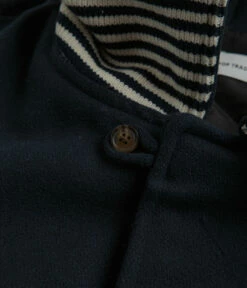 Pop Trading Company Varsity Jacket - Navy -FLATSPOT Sales pop trading company varsity jacket navy 5