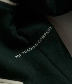 Pop Trading Company X Parra Varsity Jacket - Pine Green -FLATSPOT Sales pop trading company x parra varsity jacket pine green 9