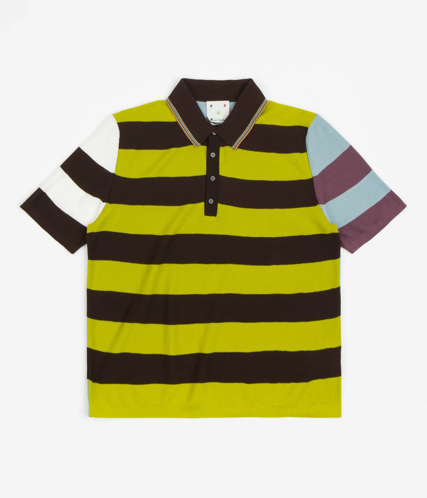 Pop Trading Company X Paul Smith Polo Shirt - Golden Yellow 3 Pop Trading Company X Paul Smith Polo Shirt - Golden Yellow