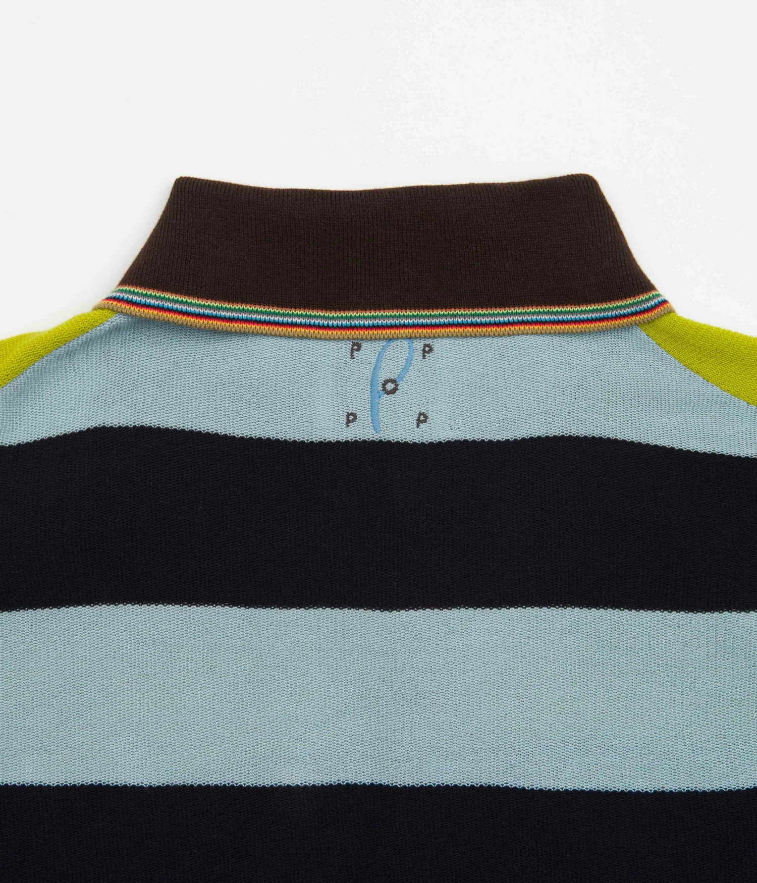 Pop Trading Company X Paul Smith Polo Shirt - Golden Yellow 6 Pop Trading Company X Paul Smith Polo Shirt - Golden Yellow - Image 4