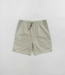 Purple Mountain Observatory Blocked Climbing Shorts - Grey Teal