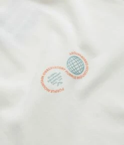 Purple Mountain Observatory Globe T-Shirt - White -FLATSPOT Sales purple mountain observatory globe t shirt white 3