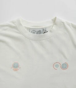 Purple Mountain Observatory Globe T-Shirt - White -FLATSPOT Sales purple mountain observatory globe t shirt white 5