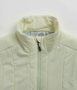 Purple Mountain Observatory Water Repel Kyoto Quilted Vest - Bone -FLATSPOT Sales purple mountain observatory water repel kyoto quilted vest bone 4