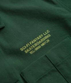 Sci-Fi Fantasy Chore Coat - Deep Teal -FLATSPOT Sales sci fi fantasy chore coat deep teal 4