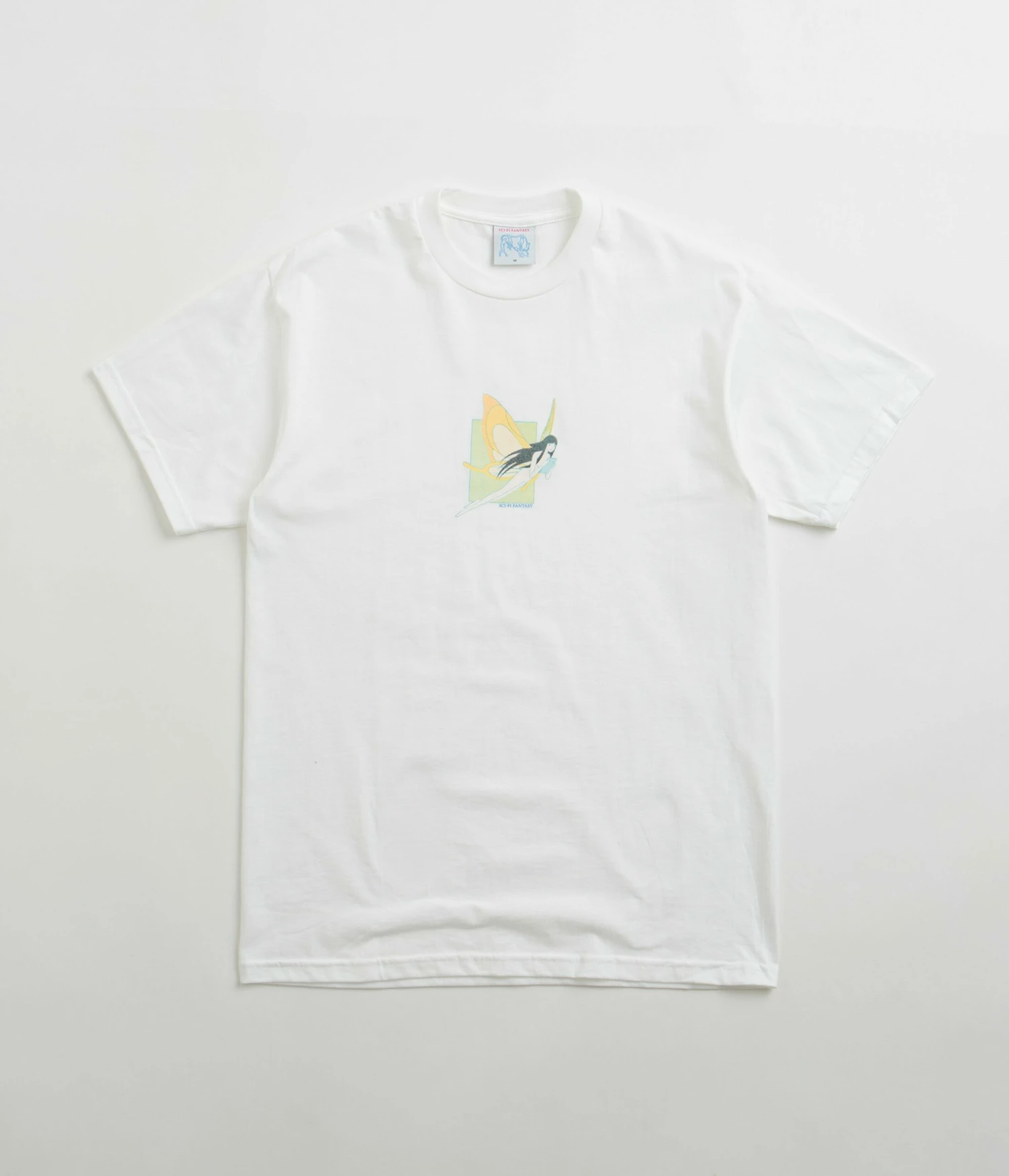 Sci-Fi Fantasy Moth Girl T-Shirt - White 3 Sci-Fi Fantasy Moth Girl T-Shirt - White