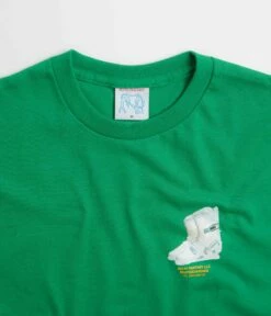 Sci-Fi Fantasy Ski Boot T-Shirt - Green -FLATSPOT Sales sci fi fantasy ski boot t shirt green 3