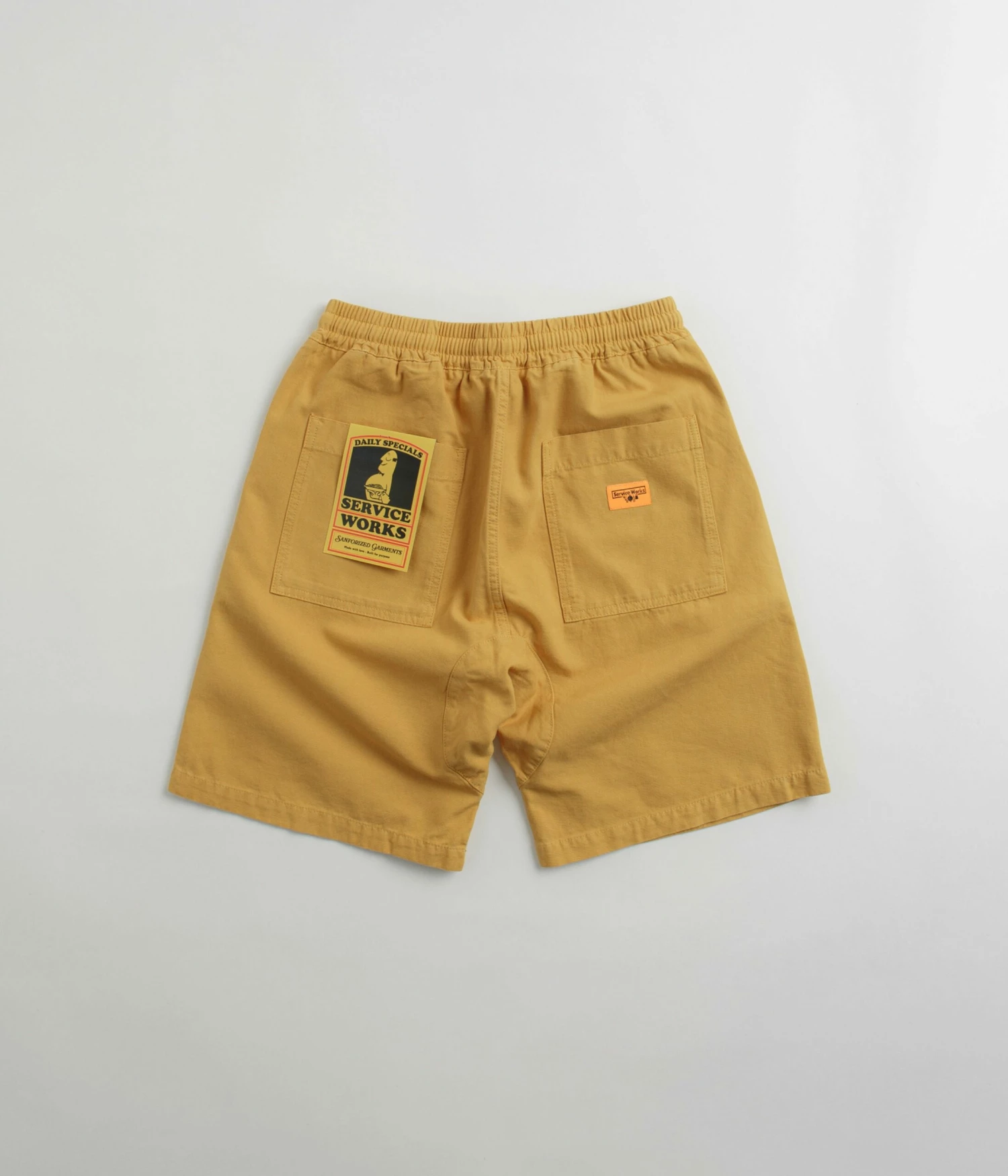 Service Works Classic Chef Shorts - Gold 5 Service Works Classic Chef Shorts - Gold - Image 3