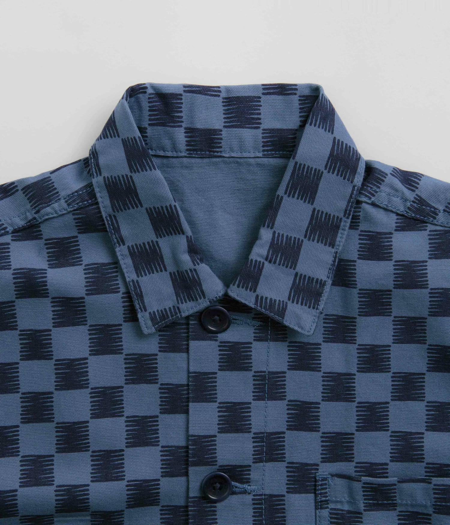Service Works Coverall Jacket - Blue Checker 6 Service Works Coverall Jacket - Blue Checker - Image 4