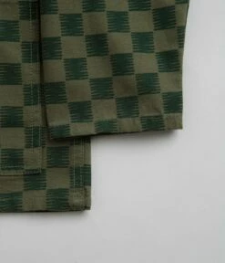 Service Works Coverall Jacket - Green Checker -FLATSPOT Sales service works coverall jacket green checker 6