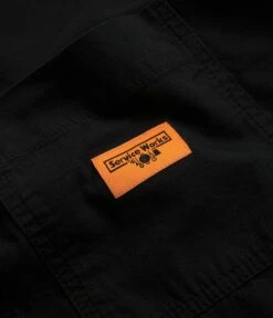 Service Works Ripstop FOH Jacket - Black -FLATSPOT Sales service works ripstop foh jacket black 3