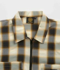 Sexhippies Half Zipper Short Sleeve Shirt - Off White / Black 7 Sexhippies Half Zipper Short Sleeve Shirt - Off White / Black -FLATSPOT Sales sexhippies half zipper short sleeve shirt off white black 3