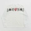 Sexhippies Primate Long Sleeve T-Shirt - White -FLATSPOT Sales sexhippies primate long sleeve t shirt white 1