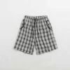 Sexhippies Seersucker Plaid Shorts - Black / White -FLATSPOT Sales sexhippies seersucker plaid shorts black white 1