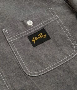 Stan Ray Chambray Shirt - Black -FLATSPOT Sales stan ray chambray shirt black 3
