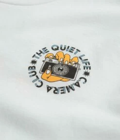 The Quiet Life Camera Club Burst T-Shirt - White -FLATSPOT Sales the quiet life camera club burst t shirt white 4