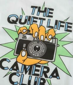The Quiet Life Camera Club Burst T-Shirt - White -FLATSPOT Sales the quiet life camera club burst t shirt white 5