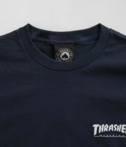 Thrasher Little Thrasher T-Shirt - Navy -FLATSPOT Sales thrasher little thrasher t shirt navy 3