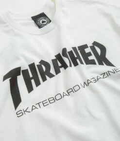 Thrasher Skate Mag T-Shirt - White 7 Thrasher Skate Mag T-Shirt - White -FLATSPOT Sales thrasher skate mag t shirt white 3