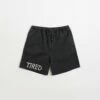 Tired Broken Bones Shorts - Washed Black -FLATSPOT Sales tired broken bones shorts washed black 1
