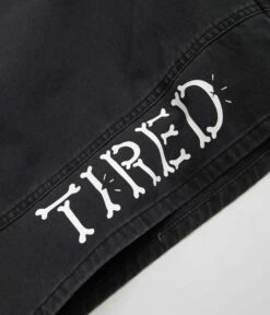 Tired Broken Bones Shorts - Washed Black -FLATSPOT Sales tired broken bones shorts washed black 6