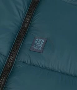 Topo Designs Mountain Puffer Jacket - Pond Blue -FLATSPOT Sales topo designs mountain puffer jacket pond blue 3