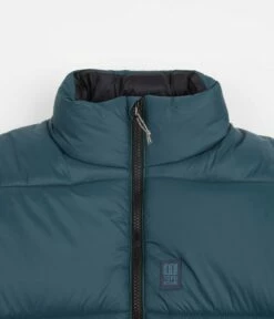 Topo Designs Mountain Puffer Jacket - Pond Blue -FLATSPOT Sales topo designs mountain puffer jacket pond blue 4