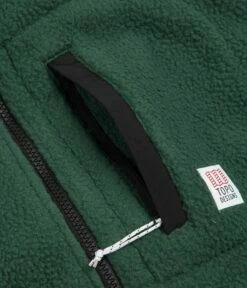 Topo Designs Mountain Pullover Fleece - Forest -FLATSPOT Sales topo designs mountain pullover fleece forest 4