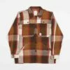 Topo Designs Womens Mountain Shirt Jacket - Brown / Natural Plaid