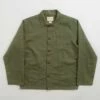 Uskees 3001 Buttoned Overshirt - Coriander -FLATSPOT Sales uskees 3001 buttoned overshirt coriander 1