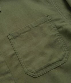 Uskees 3001 Buttoned Overshirt - Coriander -FLATSPOT Sales uskees 3001 buttoned overshirt coriander 4