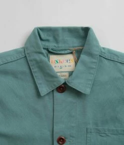 Uskees 3001 Buttoned Overshirt - Eucalyptus 9 Uskees 3001 Buttoned Overshirt - Eucalyptus -FLATSPOT Sales uskees 3001 buttoned overshirt eucalyptus 4