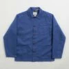 Uskees 3001 Buttoned Overshirt - Ultra Blue -FLATSPOT Sales uskees 3001 buttoned overshirt ultra blue 1 1