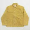 Uskees 3001 Cord Buttoned Overshirt - Citronella -FLATSPOT Sales uskees 3001 cord buttoned overshirt citronella 1