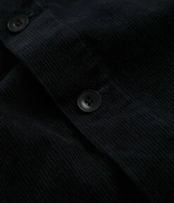 Uskees 3001 Cord Buttoned Overshirt - Midnight Blue 8 Uskees 3001 Cord Buttoned Overshirt - Midnight Blue -FLATSPOT Sales uskees 3001 cord buttoned overshirt midnight blue 3