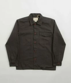 Uskees 3003 Buttoned Work Shirt - Charcoal