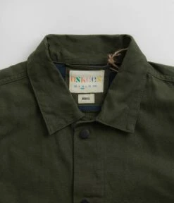 Uskees 3013 Oversized Coach Jacket - Vine Green -FLATSPOT Sales uskees 3013 oversized coach jacket vine green 4