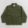 Uskees 3027 Canvas Buttoned Overshirt - Coriander -FLATSPOT Sales uskees 3027 canvas buttoned overshirt coriander 1
