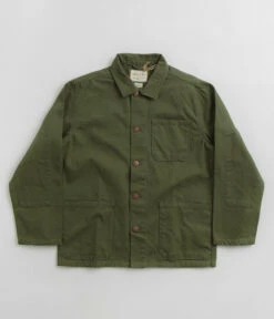 Uskees 3027 Canvas Buttoned Overshirt - Coriander