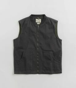 Uskees 3029 Patch Pocket Canvas Vest - Charcoal
