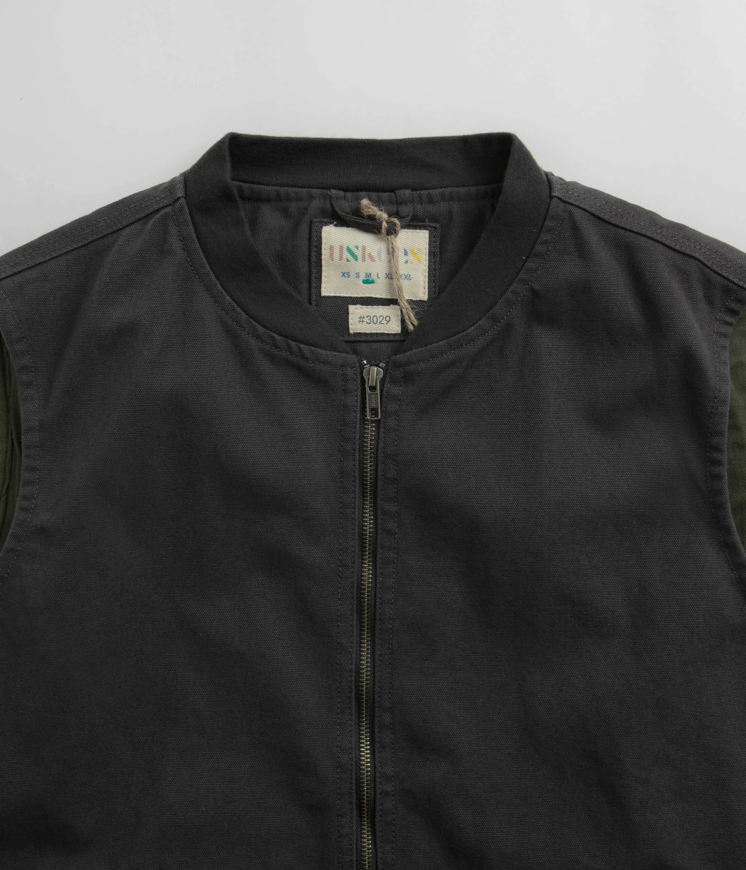 Uskees 3029 Patch Pocket Canvas Vest - Charcoal 4 Uskees 3029 Patch Pocket Canvas Vest - Charcoal - Image 2