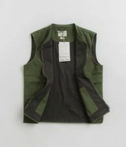 Uskees 3029 Patch Pocket Canvas Vest - Coriander 7 Uskees 3029 Patch Pocket Canvas Vest - Coriander -FLATSPOT Sales uskees 3029 patch pocket canvas vest coriander 3