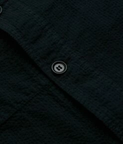 Vetra No.5 Seersucker Workwear Jacket - Navy -FLATSPOT Sales vetra no.5 seersucker workwear jacket navy 3