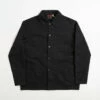 Vetra Organic No.4 Workwear Jacket - Washed Black -FLATSPOT Sales vetra organic no 4 workwear jacket washed black 1