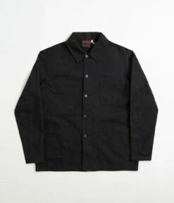 Vetra Organic No.4 Workwear Jacket - Washed Black