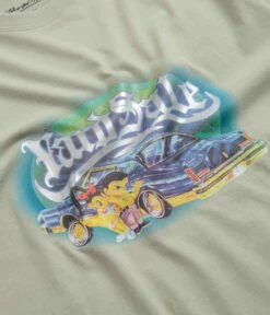 Yardsale Lincoln T-Shirt - Beige 7 Yardsale Lincoln T-Shirt - Beige -FLATSPOT Sales yardsale lincoln t shirt beige 3